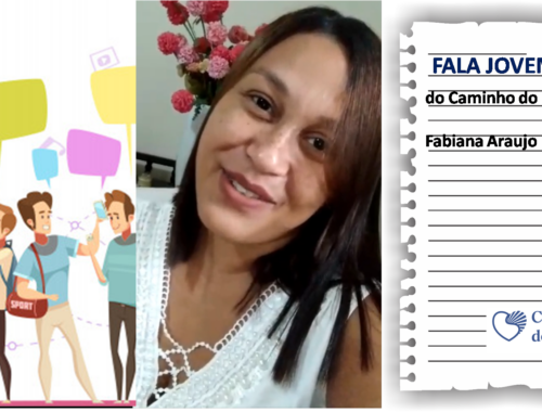 Fabiana Araujo faz a seu vídeo como uma das jovens do Caminho do Senhor